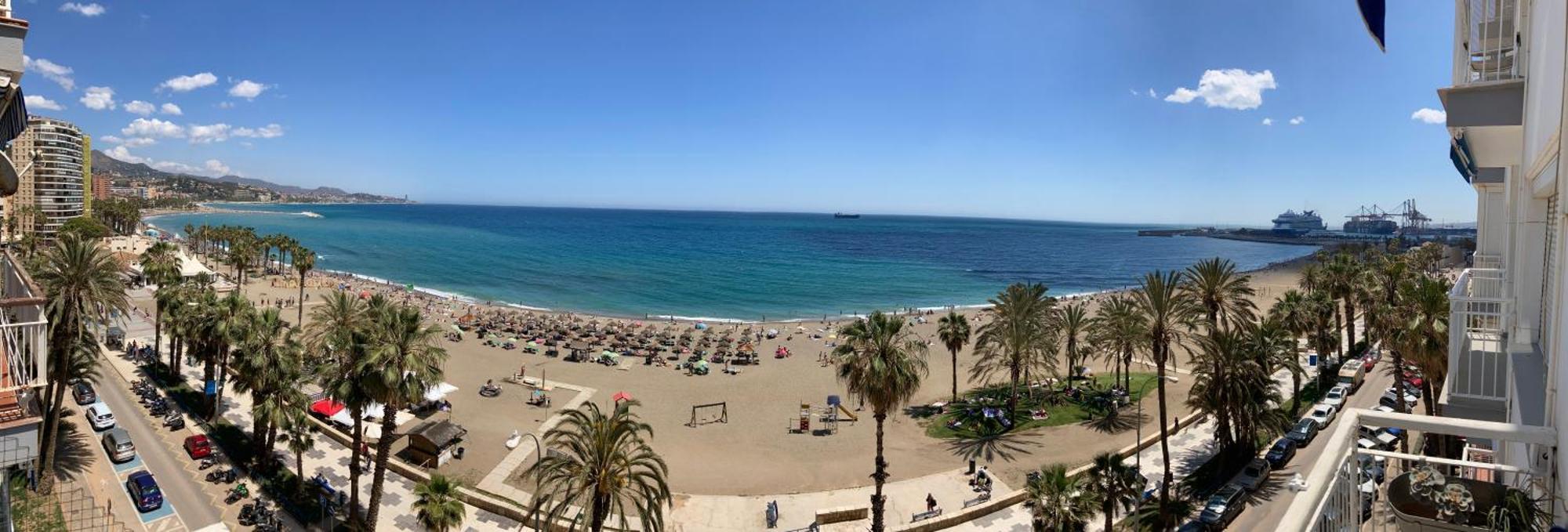 Appartamento Malagueta'S Views Málaga Esterno foto